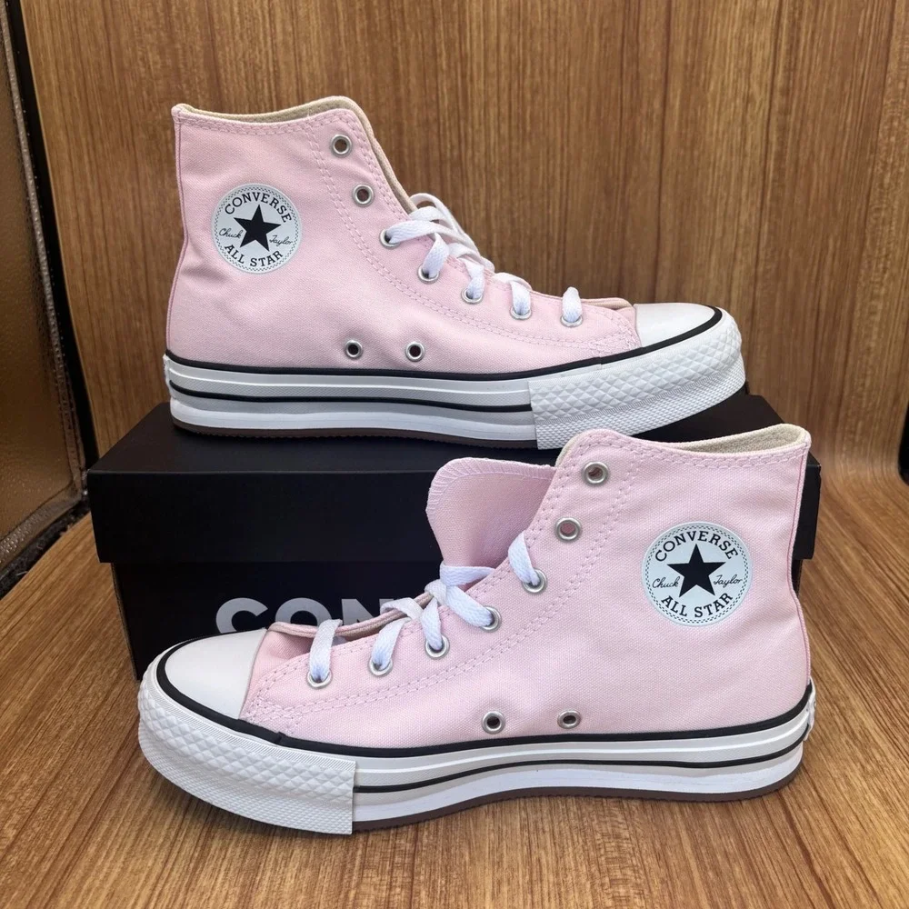Converse CTAS EVA Lift Hi Kid Size 6 Sugar Berry Pink New Platform‎ Sneakers